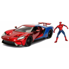 Коллекционная модель с фигуркой Jada Toys Metals Die-Cast Spider-Man & 2017 Ford GT