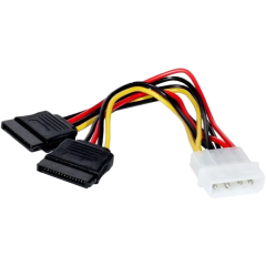 Переходник Molex - 2x SATA, 0.15м, PREMIER 6-096-SATA-PSY