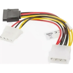 Переходник SATA - 2x Molex, 0.15м, PREMIER 6-096-SATA-PSY2