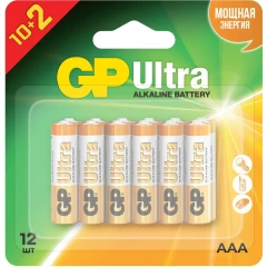 Батарейка GP 24AU Ultra Alkaline (AAA, 12 шт)