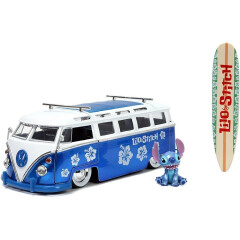 Коллекционная модель с фигуркой Jada Toys Die-Cast Stitch & Volkswagen T1 Bus