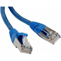 Патч-корд Hyperline PC-LPM-STP-RJ45-RJ45-C5e-3M-LSZH-BL, 3м