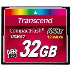 Карта памяти 32Gb Compact Flash Transcend 800x (TS32GCF800)