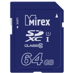 Карта памяти 64Gb SD Mirex (13611-SD10CD64)