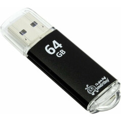 USB Flash накопитель 64Gb SmartBuy V-Cut Black (SB64GBVC-K3)