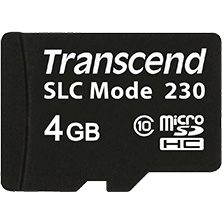 Карта памяти 4Gb MicroSD Transcend (TS4GUSD230I)