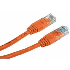 Патч-корд Hyperline PC-LPM-UTP-RJ45-RJ45-C5e-0.5M-LSZH-OR, 0.5м