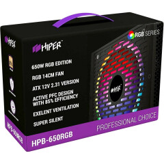 Блок питания 650W HIPER HPB-650RGB