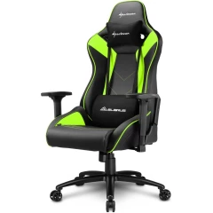 Игровое кресло Sharkoon Elbrus 3 Black/Green