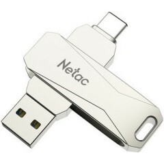 USB Flash накопитель 64Gb Netac U782C Silver
