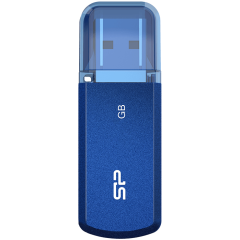 USB Flash накопитель 128Gb Silicon Power Helios 202 Blue (SP128GBUF3202V1B)