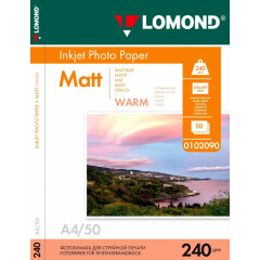 Бумага Lomond 0102090 (A4, 240 г/м2, 50 листов)