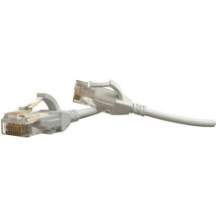 Патч-корд Hyperline PC-LPT-UTP-RJ45-RJ45-C6-5M-LSZH-WH, 5м