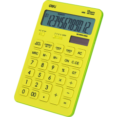 Калькулятор Deli EM01551 Yellow