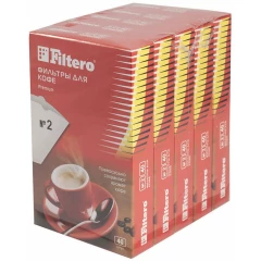 Фильтры для кофе Filtero №2 Premium, 200 шт