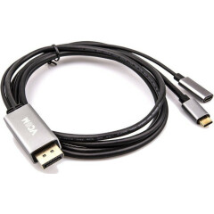 Кабель USB Type-C - DisplayPort, 1.8м, VCOM CU422MCPD-1.8M