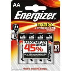 Батарейка Energizer Max (AA, 4 шт)