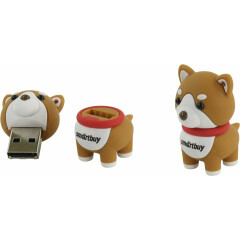 USB Flash накопитель 16Gb SmartBuy Wild Akita Dog (SB16GBAKITAW)