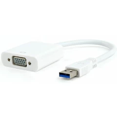 Cablexpert USB 3.0 - VGA, 0.15m (AB-U3M-VGAF-01-W)