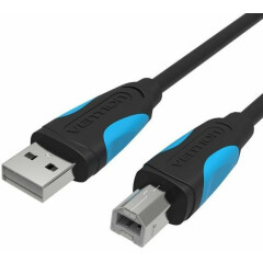Кабель USB 2.0 A (M) - B (M), 1.5м, Vention VAS-A16-B150