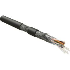 Бухта Hyperline ISFUTP4-C5E-P26/19-PU-BK, 500м