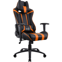 Игровое кресло AeroCool AC120 AIR-BO Black/Orange