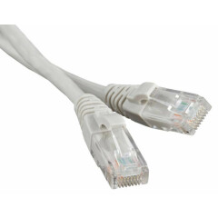 Патч-корд Hyperline PC-LPM-UTP-RJ45-REV-RJ45-C5e-2M-LSZH-GY, 2м