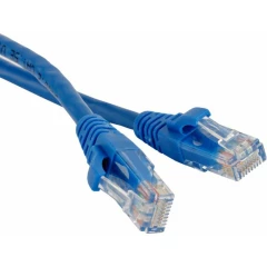 Патч-корд Hyperline PC-LPM-UTP-RJ45-RJ45-C5e-0.15M-LSZH-BL, 0.15м