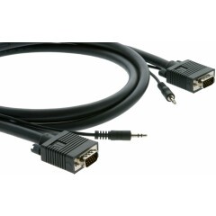 Кабель VGA (M) + аудио - VGA (M) + аудио, 0.9м, Kramer C-GMA/GMA-3