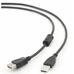 Кабель удлинительный USB 2.0 A (M) - A (F), 4.5м, Gembird CCF-USB2-AMAF-15