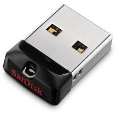 USB Flash накопитель 64Gb SanDisk Cruzer Fit Black (SDCZ33-064G-G35)