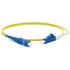 Патч-корд Hyperline FC-S2-9-LC/UR-SC/UR-H-10M-LSZH-YL, 10м