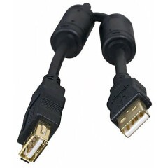 Кабель удлинительный USB 2.0 A (M) - A (F), 5м, 5bites UC5011-050A