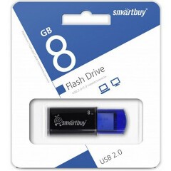 USB Flash накопитель 8Gb SmartBuy Click Blue (SB8GBCL-B)