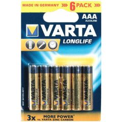 Батарейка Varta Long Life (AAA, 6 шт)