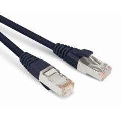 Патч-корд Hyperline PC-LPM-STP-RJ45-RJ45-C6-0.5M-LSZH-BK, 0.5м