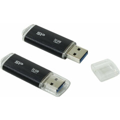 USB Flash накопитель 32Gb Silicon Power Blaze B02 Black (SP032GBUF3B02V1K)