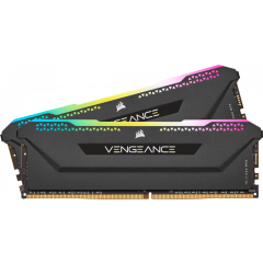 Оперативная память 16Gb DDR4 3200MHz Corsair Vengeance RGB PRO SL (CMH16GX4M2E3200C16) (2x8Gb KIT)