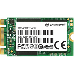 Накопитель SSD 64Gb Transcend MTS400 (TS64GMTS400S)