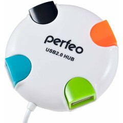 USB-концентратор Perfeo PF-VI-H020 White