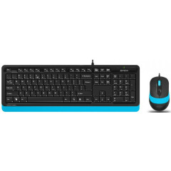 Клавиатура + мышь A4Tech Fstyler F1010 Black/Blue