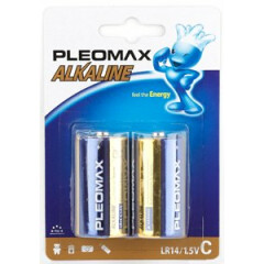 Батарейка Pleomax (LR14, 2 шт)
