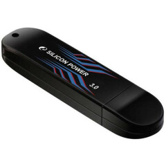 USB Flash накопитель 64Gb Silicon Power Blaze B10 Black (SP064GBUF3B10V1B)