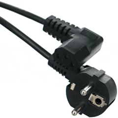 Кабель питания Schuko - IEC-320-C13, 3м, Telecom TP021DA-3-BK