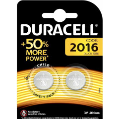 Батарейка Duracell (CR2016, Lithium, 2 шт)