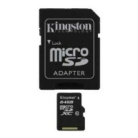 Карта памяти 64Gb MicroSD Kingston (SDCX10/64GB)