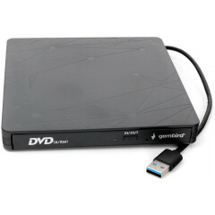 Оптический привод Gembird DVD-USB-03 Black
