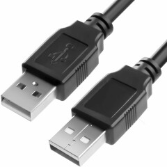 Greenconnect USB 2.0 A (M) - A (M), 1м (GCR-UM2M-BB2S-1.0m)