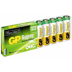 Батарейка GP 15A Super Alkaline (AA, 10 шт)