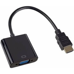 Переходник HDMI (M) - VGA (F), Perfeo A7022